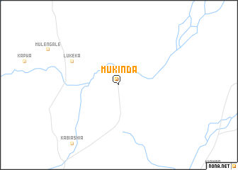 map of Mukinda