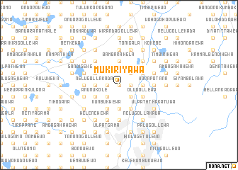 map of Mukiriyawa