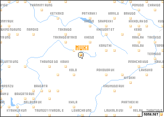 map of Muki