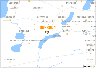 map of Mukkova