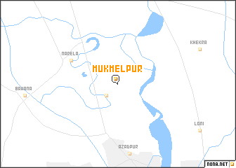 map of Mukmelpur