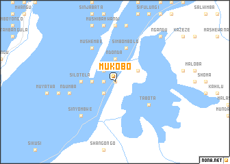 map of Mukobo