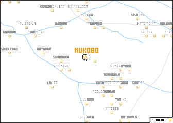 map of Mukobo