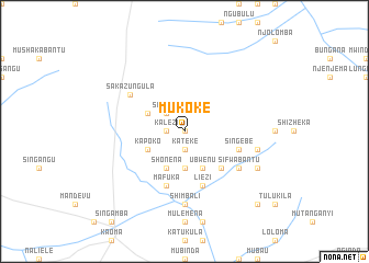 map of Mukoke