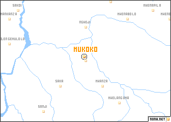 map of Mukoko