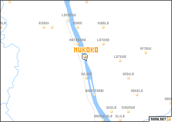 map of Mukoko