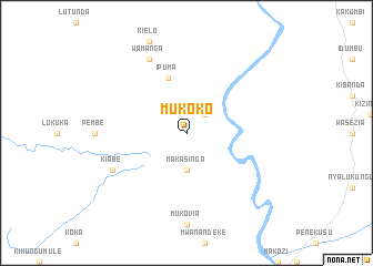 map of Mukoko