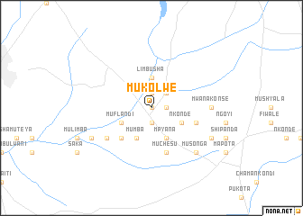 map of Mukolwe