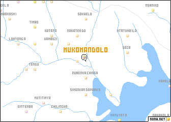 map of Mukomandolo