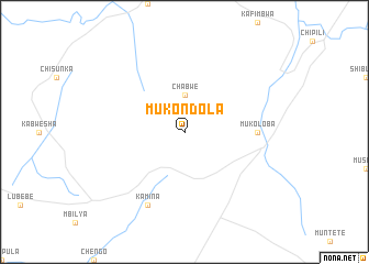 map of Mukondola