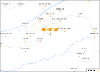 map of Mukonga
