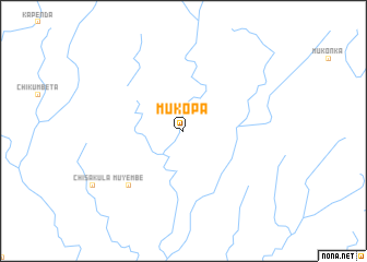 map of Mukopa