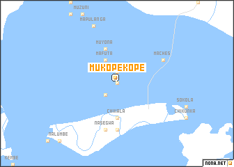 map of Mukopekope