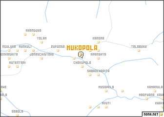 map of Mukopola