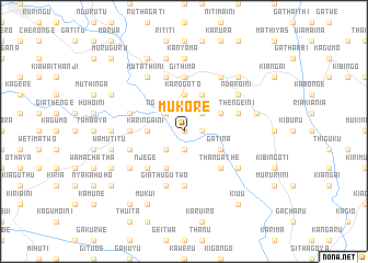 map of Mukore