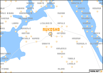 map of Mukosha