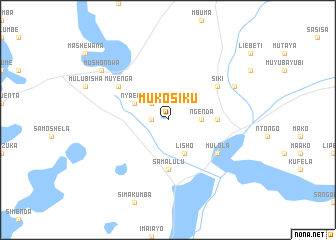 map of Mukosiku