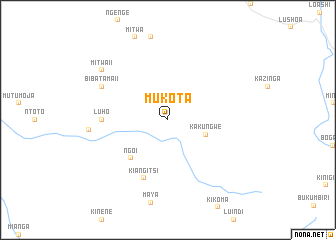 map of Mukota