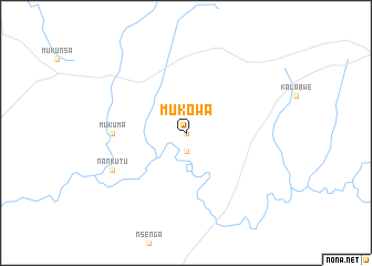 map of Mukowa