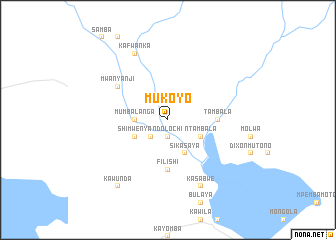 map of Mukoyo