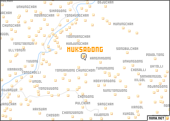 map of Muksa-dong