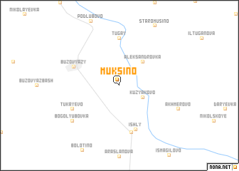 map of Muksino