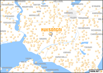 map of Muksong-ni