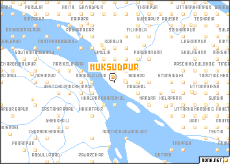 map of Muksudpur