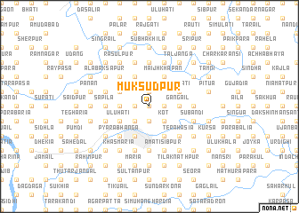 map of Muksudpur