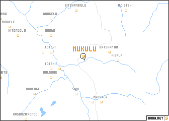 map of Mukulu
