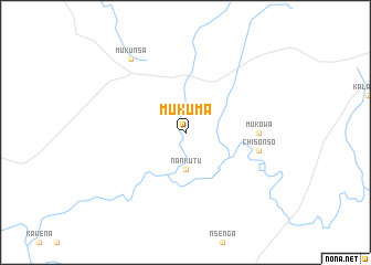 map of Mukuma