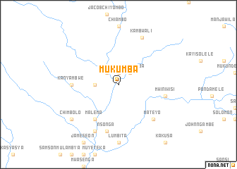 map of Mukumba