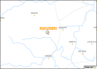 map of Mukunani