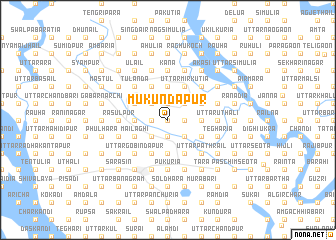 map of Mukundapur