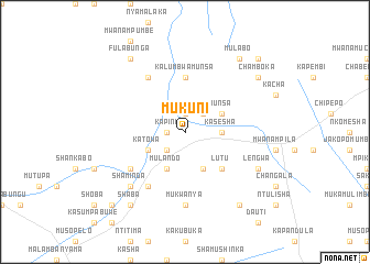 map of Mukuni