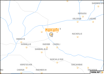 map of Mukuni