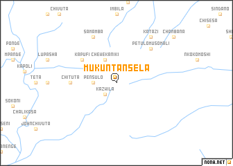 map of Mukuntansela