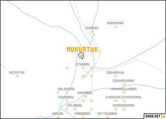 map of Mūkūntūk