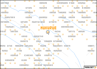 map of Mukurue