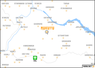 map of Mukuyu