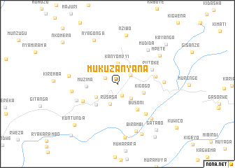 map of Mukuzanyana