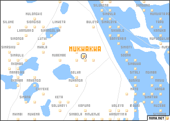 map of Mukwakwa