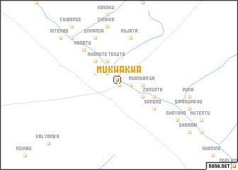 map of Mukwakwa