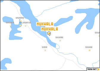 map of Mukwala