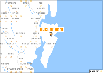 map of Mukwambani