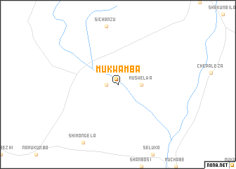 map of Mukwamba
