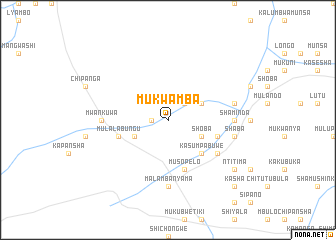 map of Mukwamba