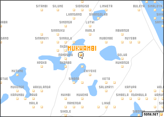 map of Mukwambi