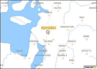 map of Mukwavi