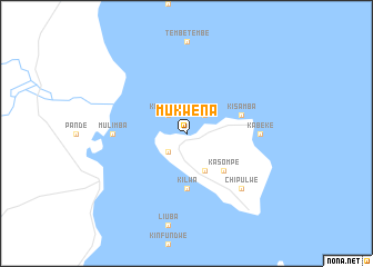 map of Mukwena